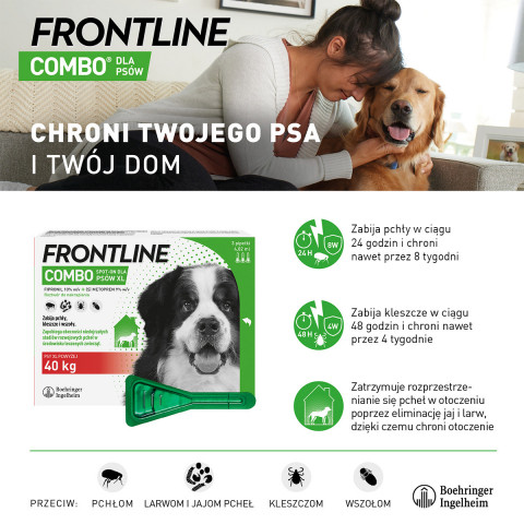 FRONTLINE COMBO SPOT-ON XL -krople dla psa 3szt - Galeria zdjęcie 6