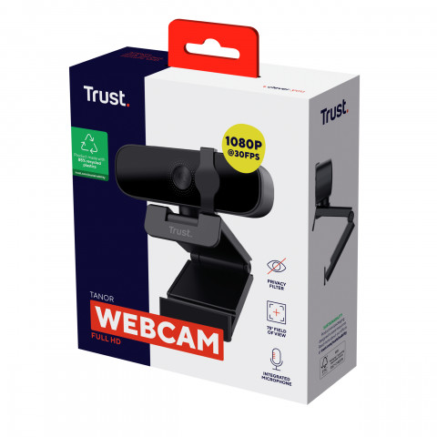 Kamera Trust TANOR 1080p FULL HD Black (25548) - Galeria zdjęcie 8