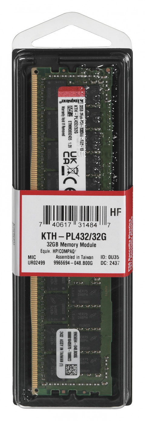 Pamięć Kingston dedykowana do HPE/HP 32GB DDR4-3200Mhz Reg ECC Module - Galeria zdjęcie 4