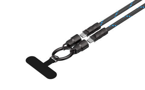 Kabel do ładowania Havit CB6340 1.2M (czarno-niebieski) - Galeria zdjęcie 4