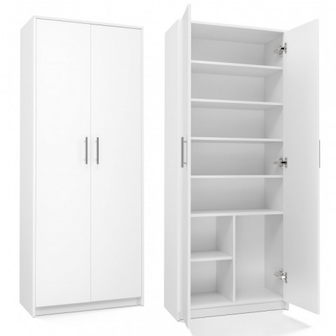 Szafa aktowa OLIV 2D 74x35xH180 biały - Galeria zdjęcie 6
