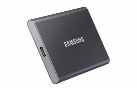 Dysk zewnętrzny SSD Samsung T7 (1TB; USB 3.2; szary; MU-PC1T0T/WW) - Galeria zdjęcie 7