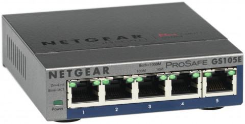 Switch Netgear GS105E-200PES 5p Unmanaged Gigabit - Galeria zdjęcie 3