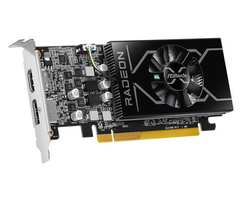 Karta graf. ASROCK RX 6400 LP 4GB - Galeria zdjęcie 4