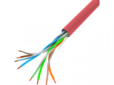 LANBERG KABEL UTP KAT.5E 305M DRUT CCA CZERWONMY - Galeria zdjęcie 2
