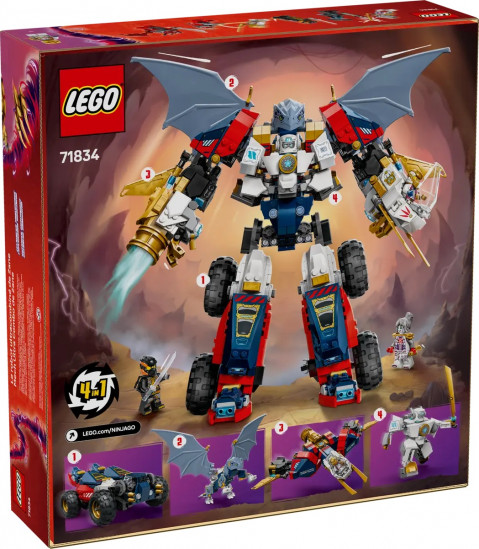 LEGO NINJAGO 71834 Wielofunkcyjny ultramech Zane’a - Galeria zdjęcie 2