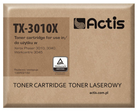 Actis TX-3010X Toner do drukarki Xerox, Zamiennik Xerox 106R02182; Standard; 2300 stron; czarny. - Galeria zdjęcie 1