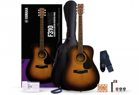Yamaha F310P Tobacco Brown SB - Gitara akustczyna (Zestaw) - Galeria zdjęcie 1