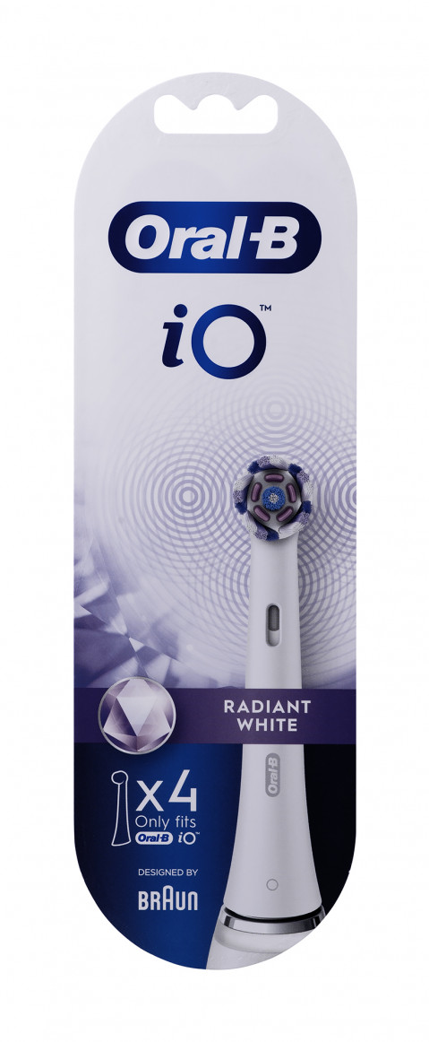 Końcówki do szczoteczki Oral-B iO Radiant 4 sz biel - Galeria zdjęcie 3
