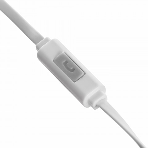 VAKOSS Słuchawki douszne stereo z mikrof./ regulacja głośności SK-214W białe - Galeria zdjęcie 10