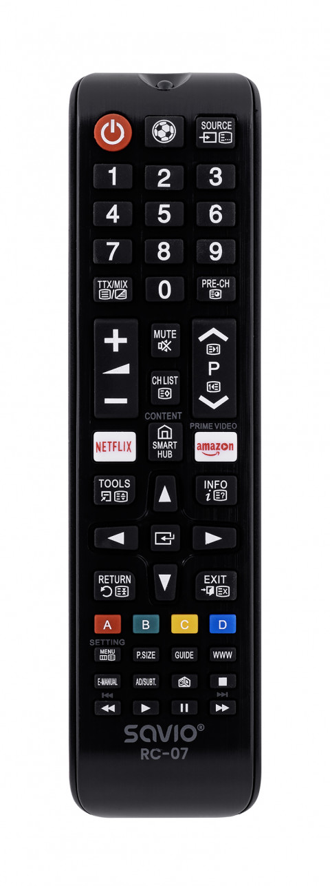 SAVIO PILOT UNIWERSALNY/ZAMIENNIK DO TV SAMSUNG RC-07 - Galeria zdjęcie 2