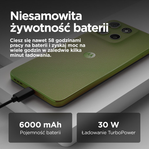 Smartfon Motorola Moto G15 Power 8/256GB Iguana Green - Galeria zdjęcie 4