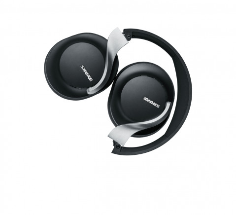 Shure SBH1DYBK1-EFS - Profesjonalne słuchawki bezprzewodowe AONIC 40 z systemem ANC (czarne) - Galeria zdjęcie 5