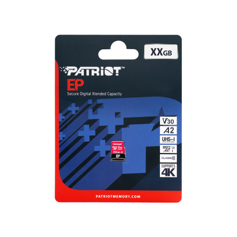 Patriot EP Pro A2 Micro SDXC 128GB 90/80 MB/s V30 U3 Class10 - Galeria zdjęcie 3