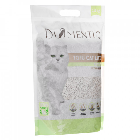DIAMENTIQ Tofu Matcha Ultra clumping - żwirek roślinny - 2,5kg + GRATIS! - Galeria zdjęcie 8