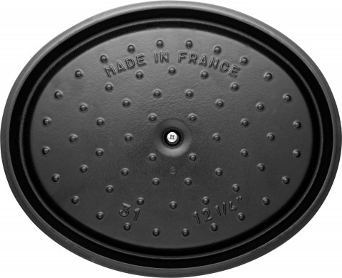 STAUB Garnek żeliwny owalny 4,2l czarny - Galeria zdjęcie 2