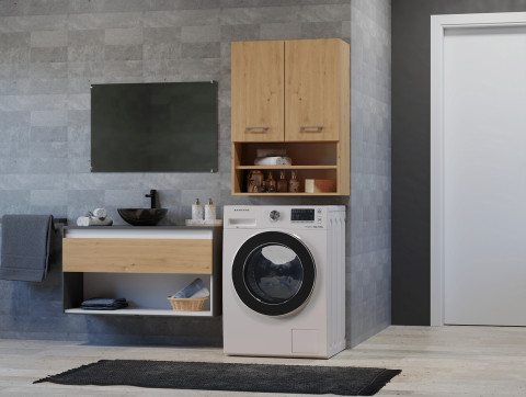Szafka nad pralkę POLA MINI DK 64x30xH90 artisan - Galeria zdjęcie 5