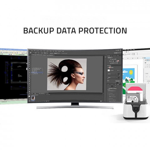 QOLTEC STACJA DOKUJĄCA DO DYSKÓW HDD SSD 2.5" 3.5" - Galeria zdjęcie 5