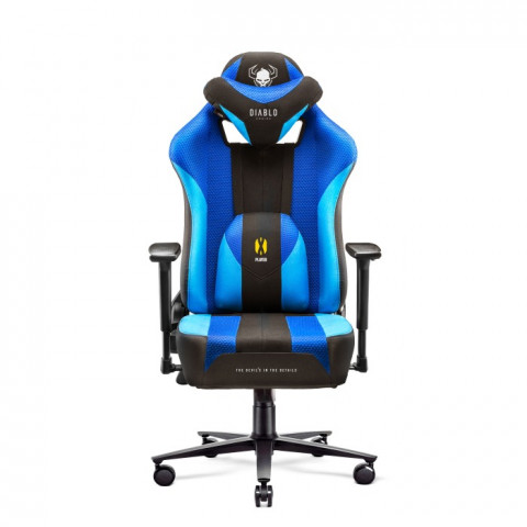 Fotel gamingowy DIABLO X-PLAYER 2.0 Frost Black normal fotel - Galeria zdjęcie 1