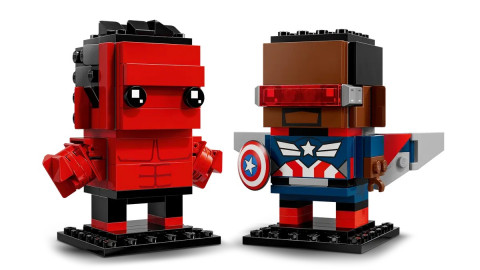 LEGO 40668 Super Heroes - Figurki Kapitana Ameryki i Czerwonego Hulka - Galeria zdjęcie 4