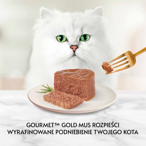 PURINA Gourmet Gold Mus z wołowiną - mokra karma dla kota - 85 g - Galeria zdjęcie 2