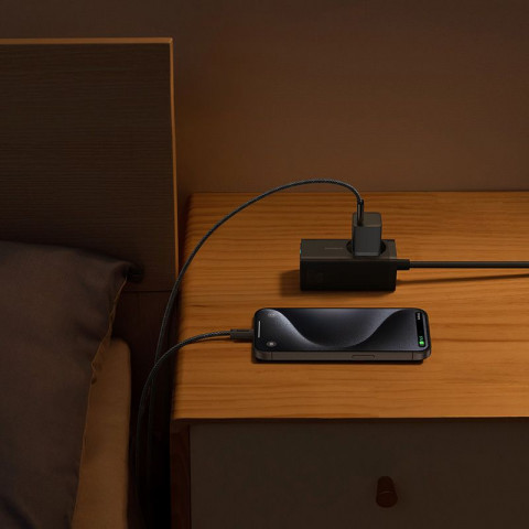 Ładowarka Baseus GaN5 mini 1C 30W EU+kabel USB-C (cluster black) - Galeria zdjęcie 6