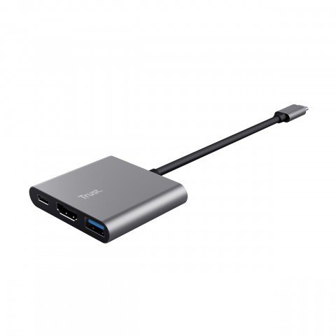 Adapter TRUST DALYX 3-IN-1 USB-C (23772) - Galeria zdjęcie 2