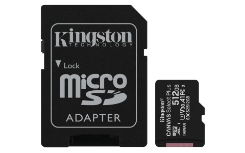 KINGSTON microSDXC Canvas Select Plus 100R + ADP - Galeria zdjęcie 1