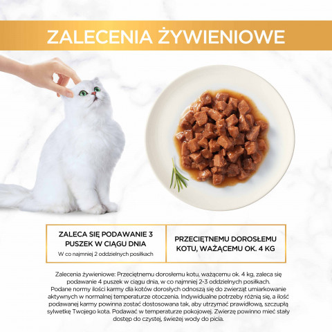 GOURMET GOLD Kurczak i wątróbka w sosie - mokra karma dla kota - 12x85 g - Galeria zdjęcie 6