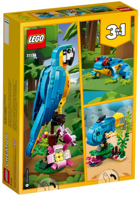 LEGO Creator 31136 Egzotyczna papuga - Galeria zdjęcie 2