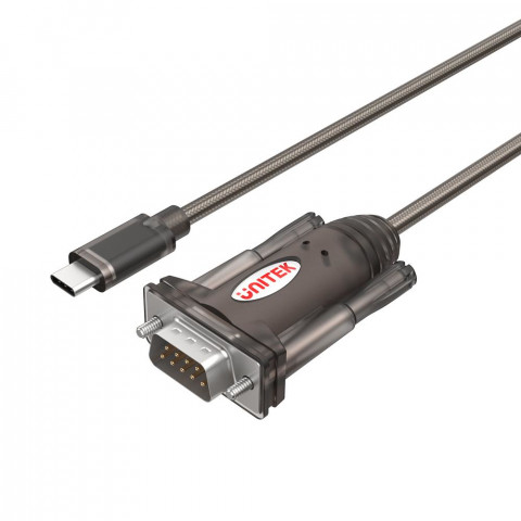 UNITEK ADAPTER USB-C - 1X RS-232, Y-1105K - Galeria zdjęcie 1