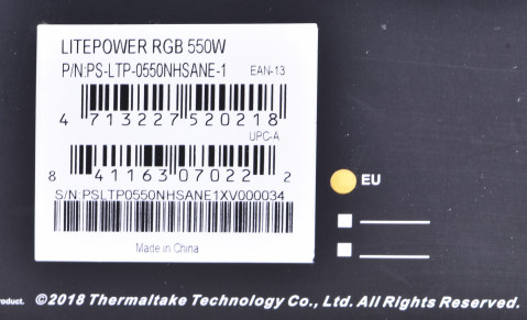 Zasilacz Thermaltake Litepower RGB 550W - Galeria zdjęcie 2