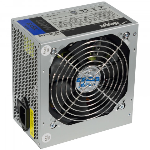 Akyga zasilacz basic atx 400w p4 fan12cm 3xsata 2xmolex ak-b1-400 - Galeria zdjęcie 6