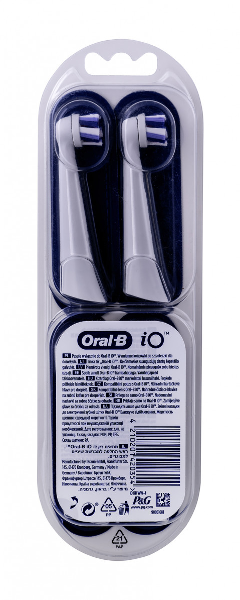Końcówki do szczoteczki Oral-B iO Radiant 4 sz biel - Galeria zdjęcie 4