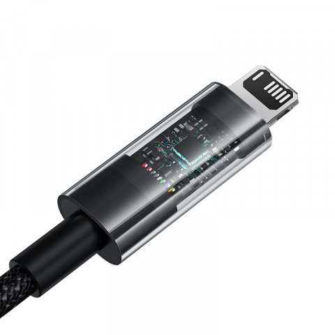 Kabel Baseus Gem Typ C 2.4A 1m (czarny) - Galeria zdjęcie 4