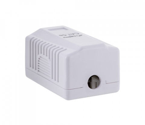 Lanberg gniazdo natynkowe kat. 5e 1x rj45 biale ou5-0001-w - Galeria zdjęcie 4