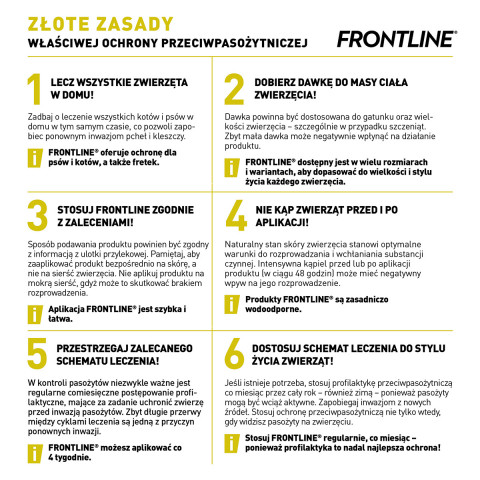 FRONTLINE Tri-Act Spot-On 10-20kg - preparat przeciwko pchłom i kleszczom dla psa - 3x2 ml - Galeria zdjęcie 6
