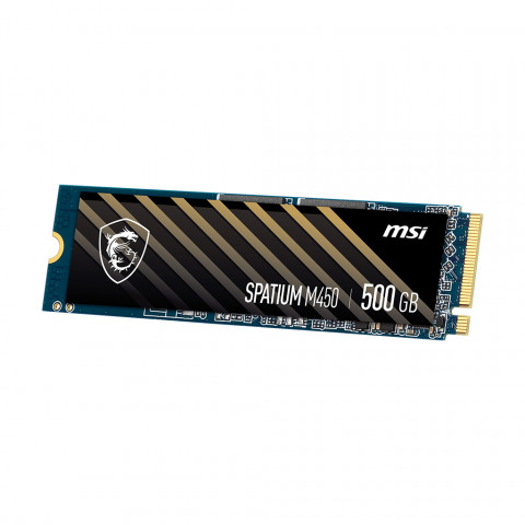 Dysk SSD MSI SPATIUM M450 500GB PCIe 4.0 NVMe M.2 (S78-440K190-P83) - Galeria zdjęcie 4