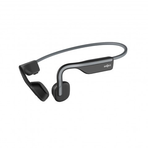 Słuchawki bezprzewodowe kostne Shokz OpenMove USB-C szare - Galeria zdjęcie 1
