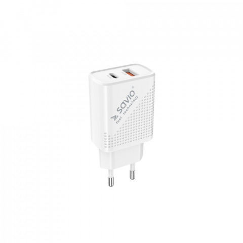SAVIO ŁADOWARKA SIECIOWA QUICK CHARGE 3.0 LA-04 - Galeria zdjęcie 1