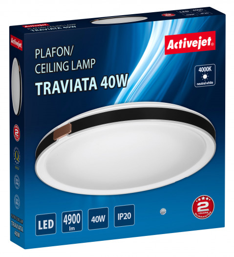 Plafon LED Activejet AJE-TRAVIATA 40W - Galeria zdjęcie 4