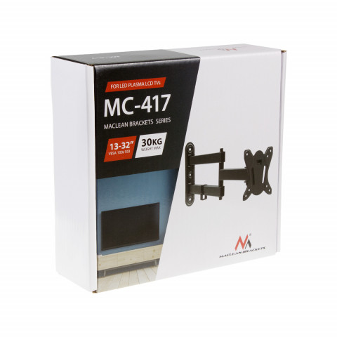 MACLEAN UCHWYT ŚCIENNY WIESZAK TELEWIZORA MC-417 - Galeria zdjęcie 12