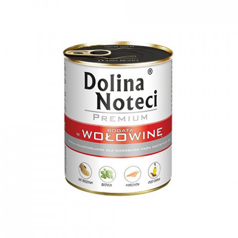 DOLINA NOTECI Premium bogata w wołowinę - mokra karma dla psa - 800 g - Galeria zdjęcie 1