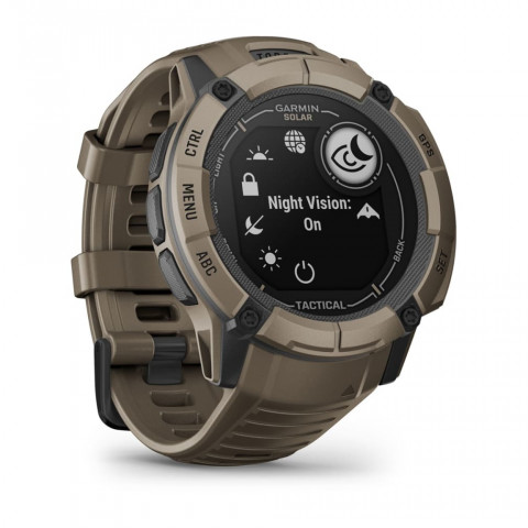 Zegarek Garmin Instinct 2X Solar - Tactical Edition Coyote Tan - Galeria zdjęcie 3
