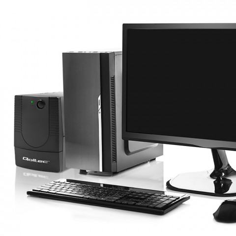 QOLTEC ZASILACZ AWARYJNY UPS LINE INTERACTIVE - Galeria zdjęcie 4