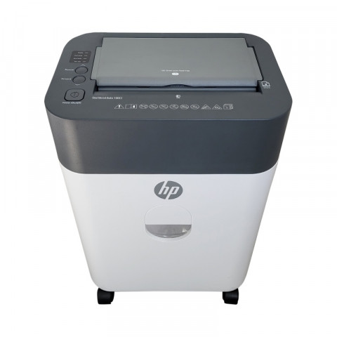 HP Niszczarka ONESHRED Auto 100CC, biało-szara - Galeria zdjęcie 13