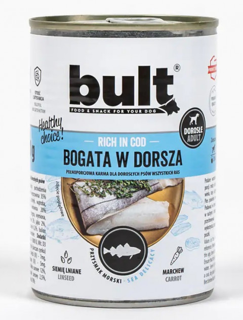 BULT Puszka bogata w dorsza 400g - Galeria zdjęcie 1