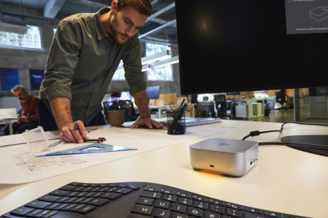 HP Klawiatura ergonomiczna bezprzewodowa + numeryczna 965 7E756AA czarna - Galeria zdjęcie 6