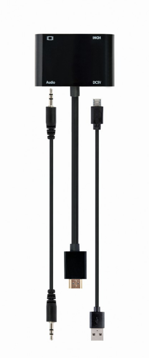 GEMBIRD ADAPTER HDMI - HDMI + VGA + AUDIO I ZASILA - Galeria zdjęcie 5