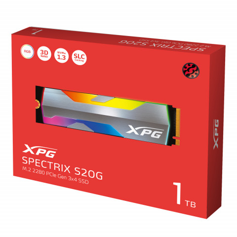 Dysk SSD ADATA XPG SPECTRIX S20G 500GB M.2 2280 PCIe Gen3x4 - Galeria zdjęcie 4